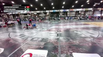 157 lbs Cons. Round 1 - Tyce Van Beek, BHRV Nighthawks vs Britton Matejovsky, Eaglecrest Wrestling