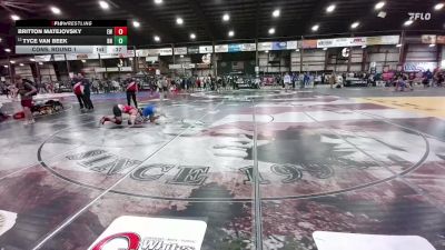 157 lbs Cons. Round 1 - Tyce Van Beek, BHRV Nighthawks vs Britton Matejovsky, Eaglecrest Wrestling