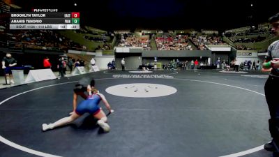 110 lbs Consi Of 8 #1 - Brooklyn Taylor, East Bakersfield vs Anahis Tenorio, Pioneer Valley
