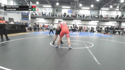 285 lbs Quarterfinal - Brian Reitano, Central Catholic vs Jim Biccum, South Jefferson