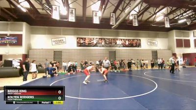 135 lbs Cons. Semi - Briggs KING, West Jordan vs Kolten Rodgers, Team Prestige