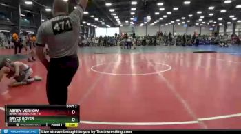 84 lbs Round 1 (6 Team) - Abrey Verhow, NCWAY National Team vs Bryce Boyer, PA White