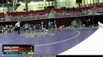 130 lbs Round 2 (8 Team) - Kennedy Werner, Norfolk Girls vs Annaliese Sistek, Seward Girls