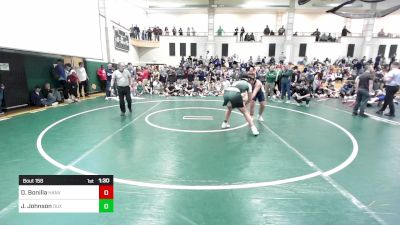 190 lbs Round Of 32 - David Bonilla, Hanover vs Jack Johnson, Duxbury