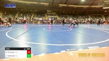 67 lbs Consi Of 4 - Bentley Churape, Pomona Elite vs Case Holbrook, Simmons Academy Of Wrestling