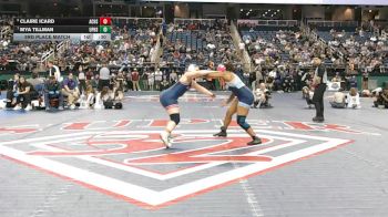 6A - 185 lbs 3rd Place Match - Claire Icard, Alexander Central High School vs Mya Tillman, Union Pines High School