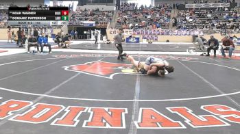 165 lbs Cons. Round 1 - Noah Warner, Bourbon County vs Domanic Patterson, LaRue County