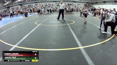 50 lbs 5th Place Match - Aaron Carver, JC Youth Wrestling Club-AAA  vs Conor Ogle, Joplin Youth Wrestling Club-AAA 