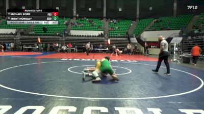 1A-4A 190 Cons. Round 4 - Trent Horsley, Ashville vs Michael Pope, Piedmont