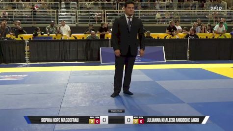 Julianna Khaleesi Anicoche Lagui vs Sophia Hope Magdefrau 2025 Pan Kids Jiu-Jitsu IBJJF Championship