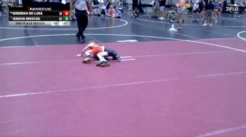 45 lbs 3rd Place Match - **Jeremiah De Luna, Jet Wrestling vs Jenson Briscoe, Morris Wrestling Club
