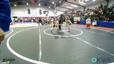 52 lbs 5th Place - Cannon Francis, Team Tulsa Wrestling Club vs Caliber Forsythe, R.A.W.
