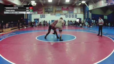 190 lbs Quarterfinal - Dane Holm, Hesperia vs Keshaun White, Centennial (Corona)