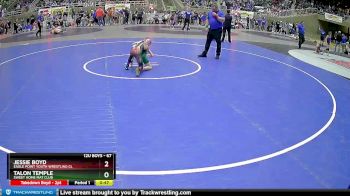 67 lbs Cons. Round 3 - Talon Temple, Sweet Home Mat Club vs Jessie Boyd, Eagle Point Youth Wrestling Cl