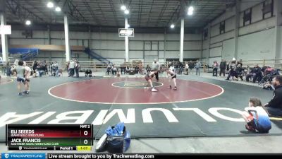 75 lbs Quarterfinal - Eli Seeeds, Idaho Gold Wrestling vs Jack Francis, Southern Idaho Wrestling Club