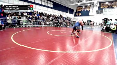 285 lbs Cons. Round 7 - Milton Carter, SJ Bosco vs Nathan Solano, Alta Loma