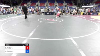 138 lbs Cons 64 #1 - Coehn Weber, IL vs Jasper Croom, FL