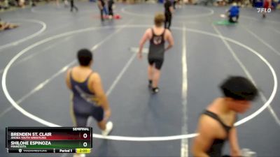 215 lbs Semifinal - Shilohe Espinoza, Minnesota vs Brenden St. Clair, Anoka Youth Wrestling