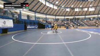 285 lbs 3rd Place Match - Brandon Schoenecke, Carl Albert State vs Brayden Hill, Cloud County Community College