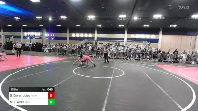 155 lbs Consi Of 16 #1 - Daenna Covarrubias, Pounders WC vs Mela Tokumura-Hanato-Wells, South Kona WC