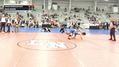 132 lbs Round Of 32 - Azuan Gonzales-Rice, CA vs Isaac Moore, AZ
