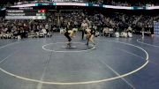 4A 132 lbs 3rd Place Match - Kaleb Martin, South Caldwell High School vs Tyton Kostoff, William Amos Hough High School