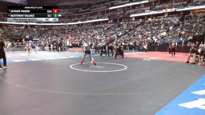 126-3A 5th Place Match - Matthew Valdez, Delta High School vs Jaysen Skeen, Grand Valley