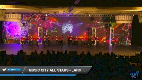 Music City All Stars - Large Mini Pom [2019 Mini Pom - Large Day 1] 2019 One Up National Championship