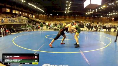 165 lbs Round 2 (4 Team) - Domonic Baker, Campbell vs Boeden Greenley, North Dakota State