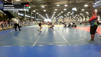 126 lbs Rr Rnd 3 - Gabe Rogers, Combat Athletics vs Braedon Goes, Alien UFO