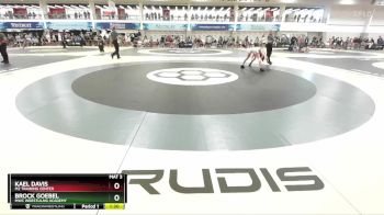 100 lbs Round 3 - Brock Goebel, MWC Wrestlilng Academy vs Kael Davis, M2 Training Center