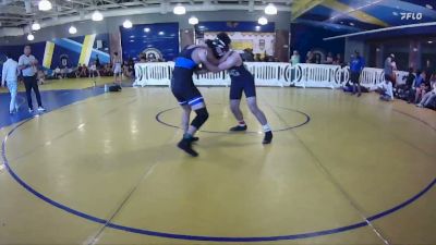 157 lbs Round 6 (8 Team) - Angel Sanchez, Wellington Blue vs Caleb Cole, LG Maroon