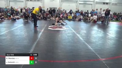 85 lbs Pools - Archie Mendez, Metro All-Stars vs Jake Schmitt, Jacket W.C.