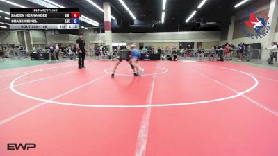 106 lbs Consi Of 4 - Zaiden Hernandez, ONE Wrestling Academy vs Chase Nickel, Liberty Warriors Wrestling Club