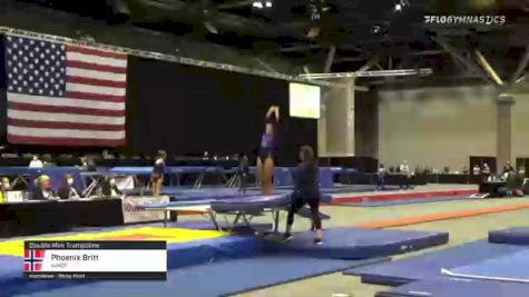 Phoenix Britt - Double Mini Trampoline, WHGF - 2021 USA Gymnastics Championships