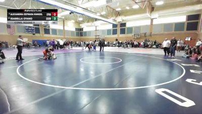 130lbs Cons. Round 8 - Alexandra Estrada Rangel, Ephrata (Girls) vs Isabella Otano, Sageview (Girls)