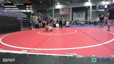 52-55 lbs Consi Of 4 - Easton Admire, Berryhill Wrestling Club vs Harper Atkinson, Honey Badgers Wrestling Club