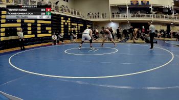 215 lbs 7th Place - Hunter Goelz, Bethel Park vs Christopher Cook, Connellsville