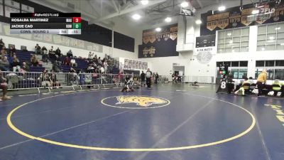 110 lbs Cons. Round 2 - Jackie Cao, Rowland vs Rosalba Martinez, Magnolia