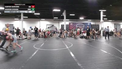 60 lbs Quarterfinal - Carter Sarcone, Prime Wrestling Club vs Hudson Stover, Honey Badgers Wrestling Club