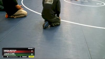 44-48 lbs Round 1 - Logan Cline, Empire Battle School vs Nixon Nestico, Roy Wrestling Club