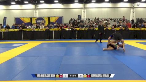 Yared Andres Velazquez Negron vs Igor Araujo Rosa De França 2024 World IBJJF Jiu-Jitsu No-Gi Championship