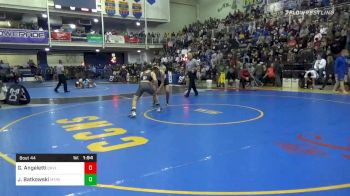 138 lbs Prelims - Gino Angeletti, Quaker Valley vs James Batkowski, Montoursville