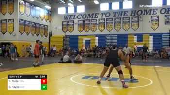 195 lbs Consi Of 8 #1 - Nathan Budier, Team Phoenix vs Esteban Hoyos, Barron Collier