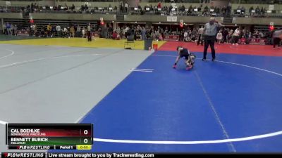 45 lbs Round 4 - Cal Boehlke, Nononsense Wrestling vs Bennett Burich, Mollitium