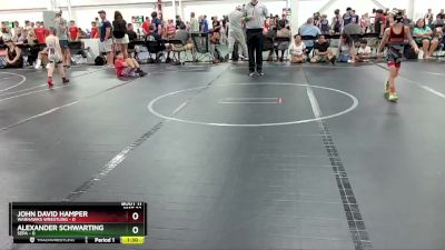 48 lbs Round 4 (6 Team) - John David Hamper, Warhawks Wrestling vs Alexander Schwarting, SEPA