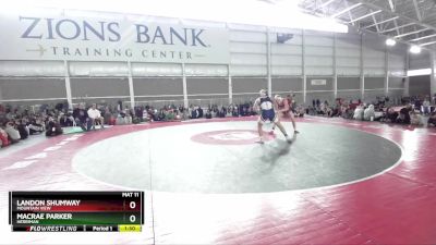 190 lbs Quarterfinal - Macrae Parker, Herriman vs Landon Shumway, Mountain View