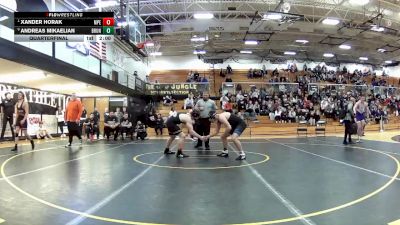 190 lbs Quarterfinal - Xander Horak, Perry (Massillon) vs Andreas Mikaelian, Brunswick