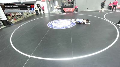 120 lbs Cons. Rd Of 32 - Isaiah Morales, Friendly Hills Wrestling Club vs Ethan Hernandez, The Wrestling Factory Of Kern