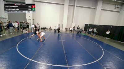 215 lbs Champ. Round 1 - Ryan Cannon, Utah vs Carter Killian, Utah